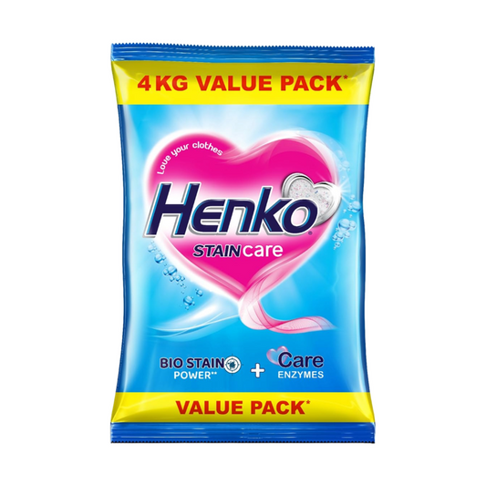 Henko Stain Care Bio Stain Detergent Powder 4Kg