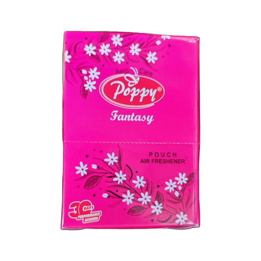 Poppy Natural Fresh Fantasy Pouch Air Freshener 6x10g