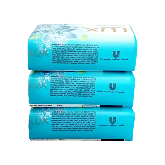 Lux Fresh Glow Plus Lotus Vitamin C + Mint Soap (3x150g)