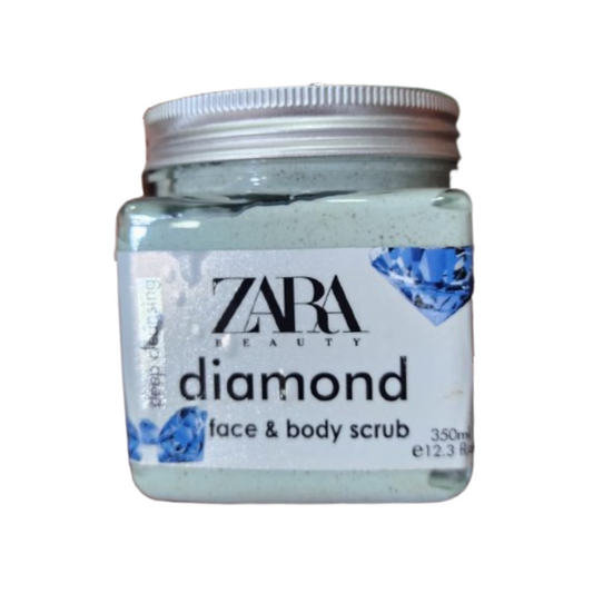 Zara Beauty Deep Cleansing Diamond Face & Body Scrub 350ml