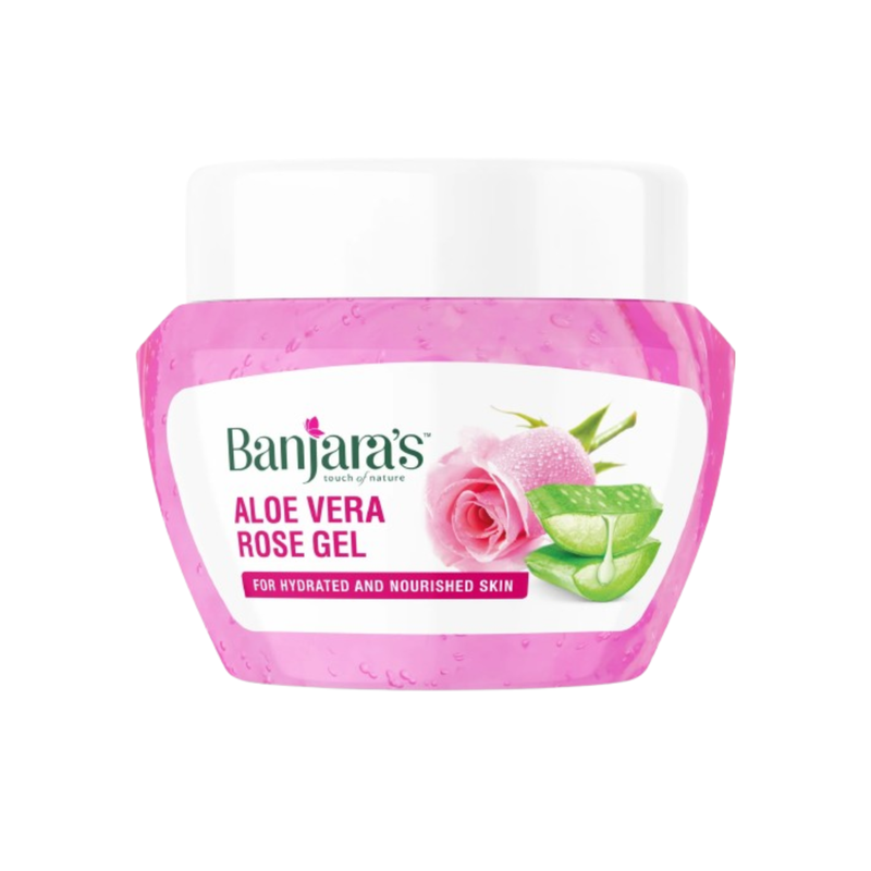 Banjaras Aloe Vera Rose Hydrated & Nourished Gel 100g