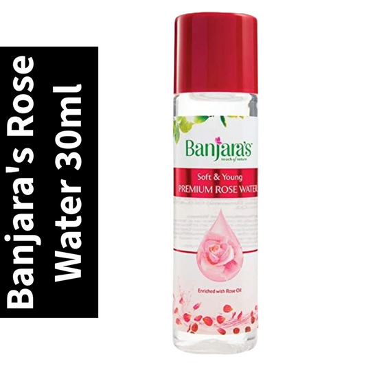 Rose Water Banjara's Soft & Young 30ml Premium