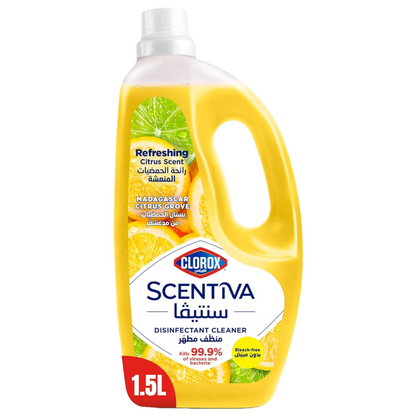 Clorox Scentiva Madagascar Citrus Disinfectant Cleaner 1.5L