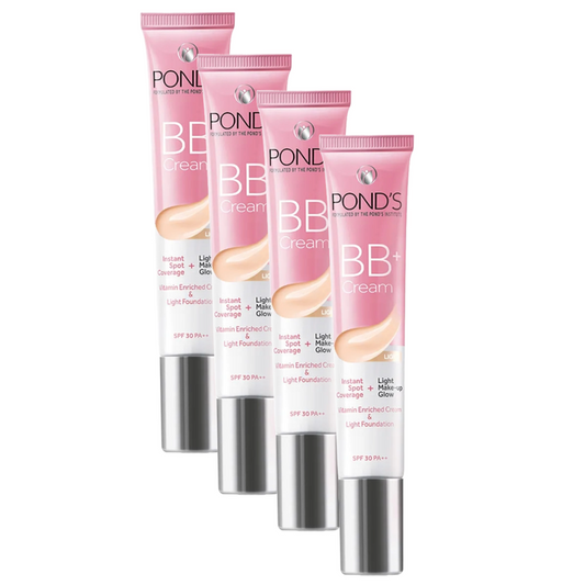 Ponds BB+ Light Fairness Cream SPF30 9g (Pack Of 4)