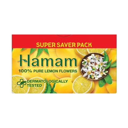 Hamam 100% Pure Lemon Flowers Soap (3x150g)