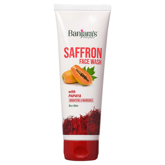 Banjaras Saffron With Papaya Brightens & Nourishes Face Wash 50ml