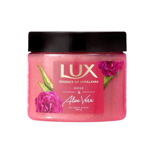 Lux Essence of Hmalayas Rose & Aloe Vera Gel Body Scrub 300g