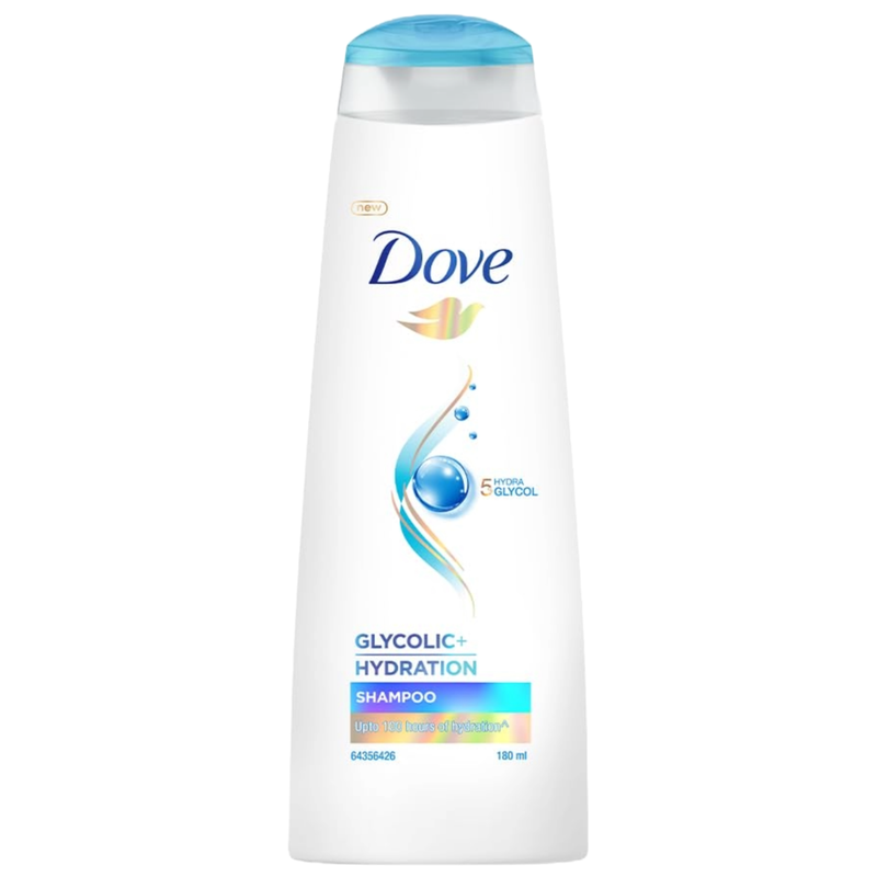 Dove 5% Hydra Glycol Glycolic + Hydration Shampoo 180ml