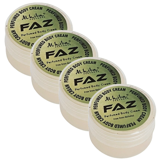 Al Hiba Faz Perfume Body Cream 10g Pack of 4