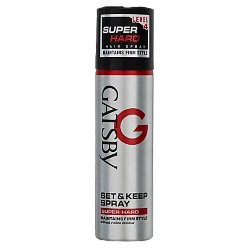 Gatsby Super Hard Set & Keep Level 4 Spray 44g