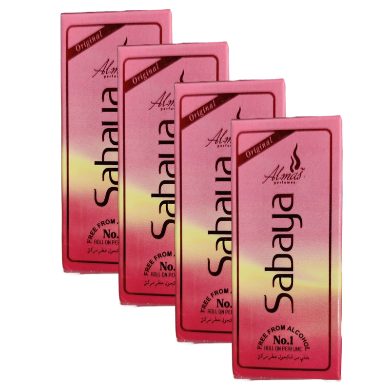Al Mas Pure Sabaya Roll On Perfume 6ml Pack of 4
