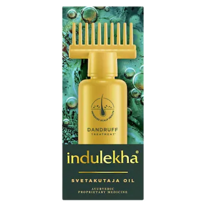 Indulekha Ayurvedic Dandruff Treatment Svetakutaja Hair Oil 100ml