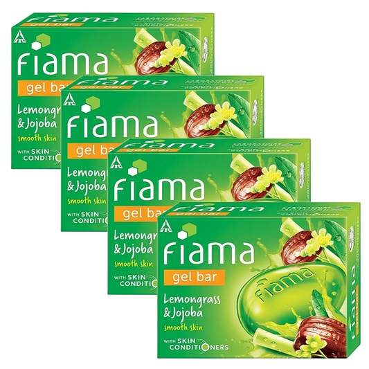 Fiama Lemongrass & Jojoba Smooth Skin Gel Bar 125g Pack of 4