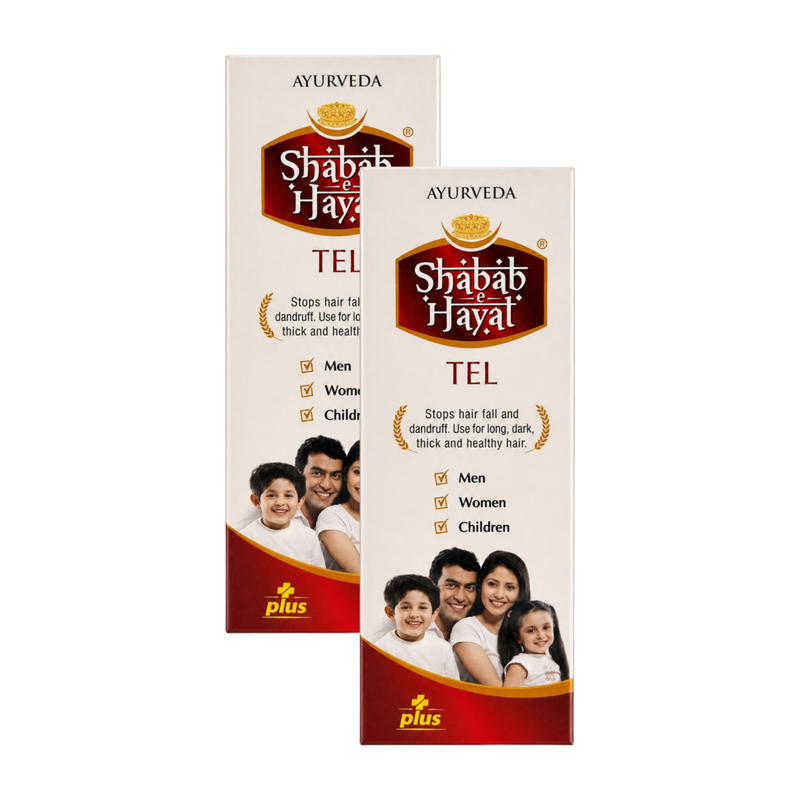 Shabab E Hayat Ayurveda HairFall Tel 25ml Pack of 2
