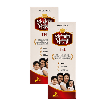 Shabab E Hayat Ayurveda HairFall Tel 25ml Pack of 2