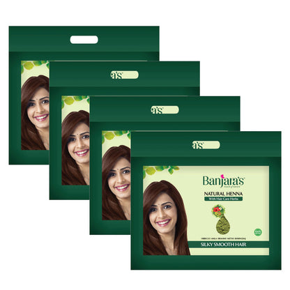 Banjara's Natural Henna Hair Powder 500g Pack of 4