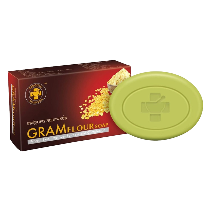 Sadguru Ayurveda Gramflour Soap 75g Pack of 2