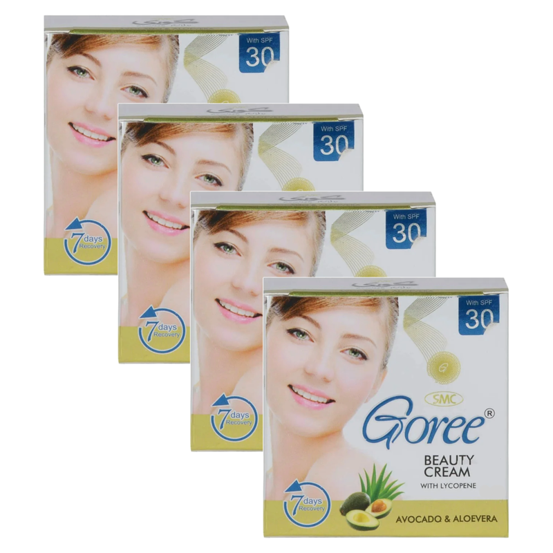 Goree Beauty Avocado & Aloevera Cream 30g Pack of 4