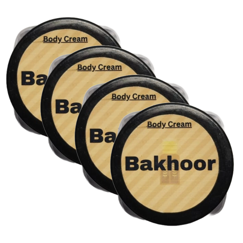 Bakhoor Perfume Body Cream 10g Pack of 4