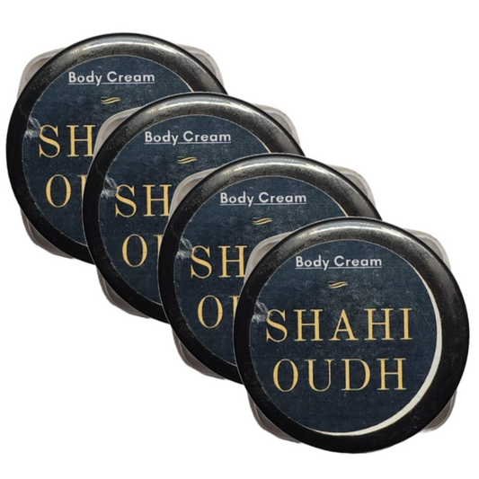 Shahi Oudh Perfume Body Cream 10g Pack of 4