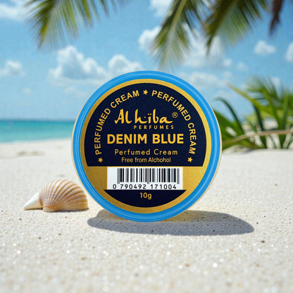 Alhiba Perfume Body Cream Denim Blue (10gm)