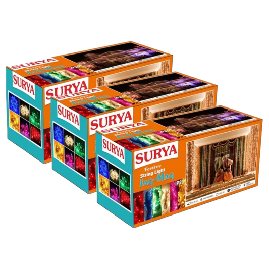 Surya Jag Mag Maxx Festive String Light Pack of 3