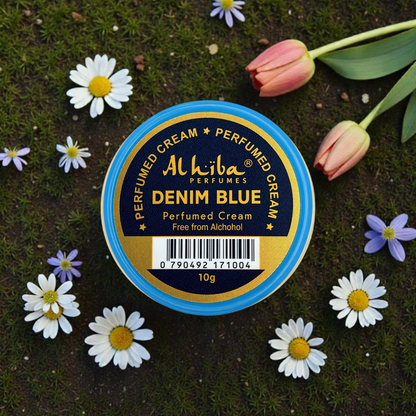 Body Cream Perfume Alhiba Denim Blue 10gm