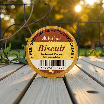 Alhiba Perfume Body Cream Biscuit (10gm)