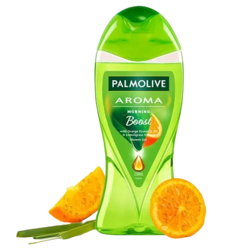 Palmolive Aroma Morning Boost Orange & Lemongrass Shower Gel 250ml Pack of 3