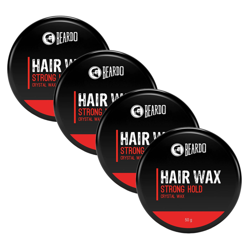 Beardo Strong Hold Crystal Hair Wax 50g Pack of 4