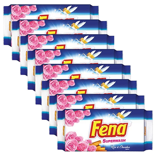 Fena Mahabar Advance Rose & Chandan Washing Bar 200g Pack of 8