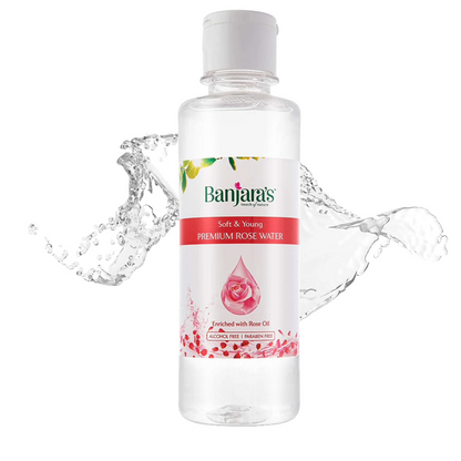 Banjara's Soft & Young Premium Rose Water 250ml Pack of 3