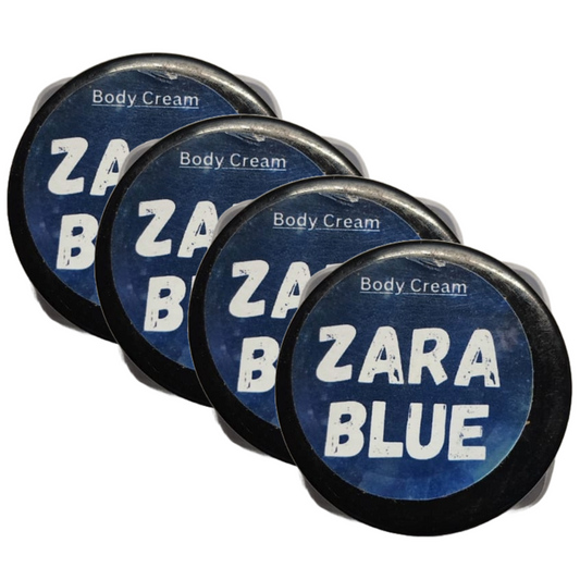 Zara Blue Perfume Body Cream 10g Pack of 4