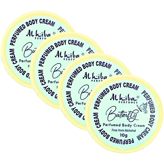 Al Hiba Butterfly Perfume Body Cream 10g Pack of 4