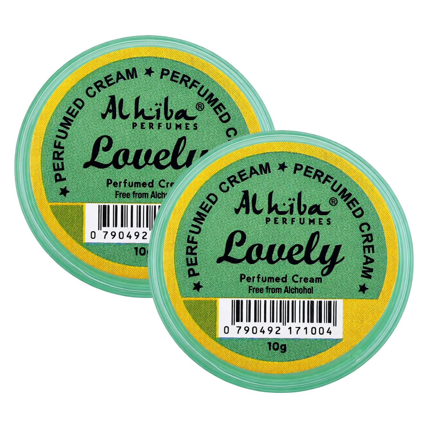 Alhiba Lovely Perfume Body Cream 10g Pack of 2