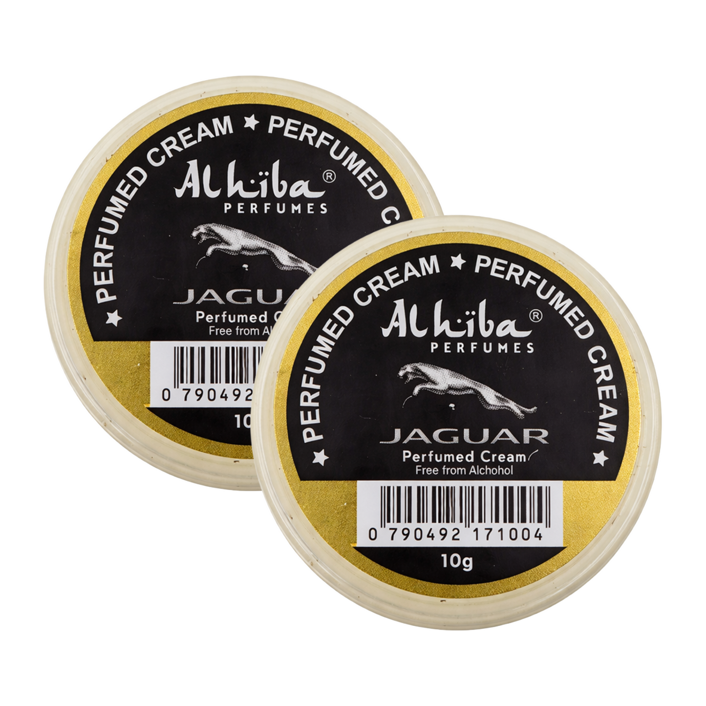 Alhiba Jaguar Perfume Body Cream 10g Pack of 2
