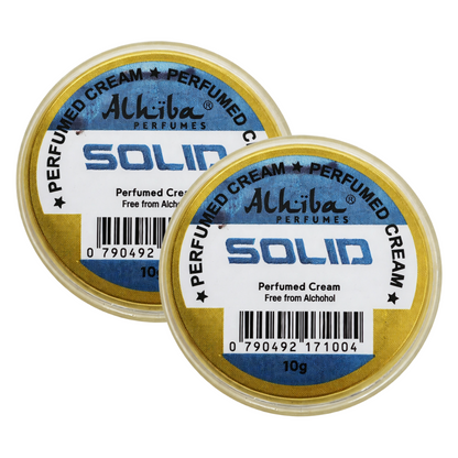 Alhiba Solid Perfume Body Cream 10g Pack of 2