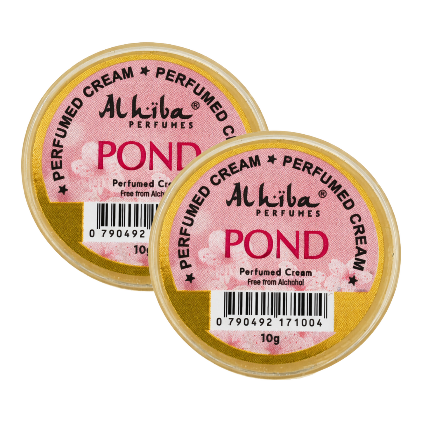 Alhiba Pond Perfume Body Cream 10g Pack of 2