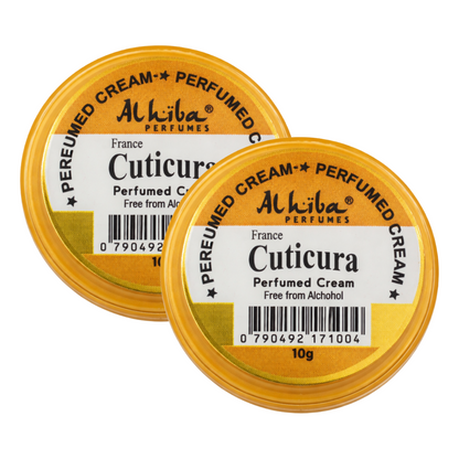 Alhiba Cuticura Perfume Body Cream 10g Pack of 2