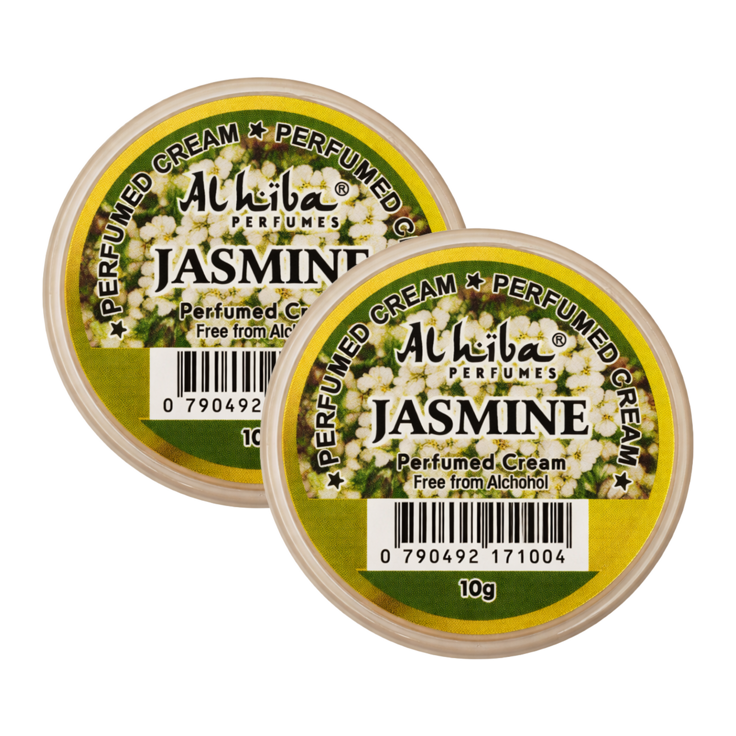 Alhiba Jasmine Perfume Body Cream 10g Pack of 2