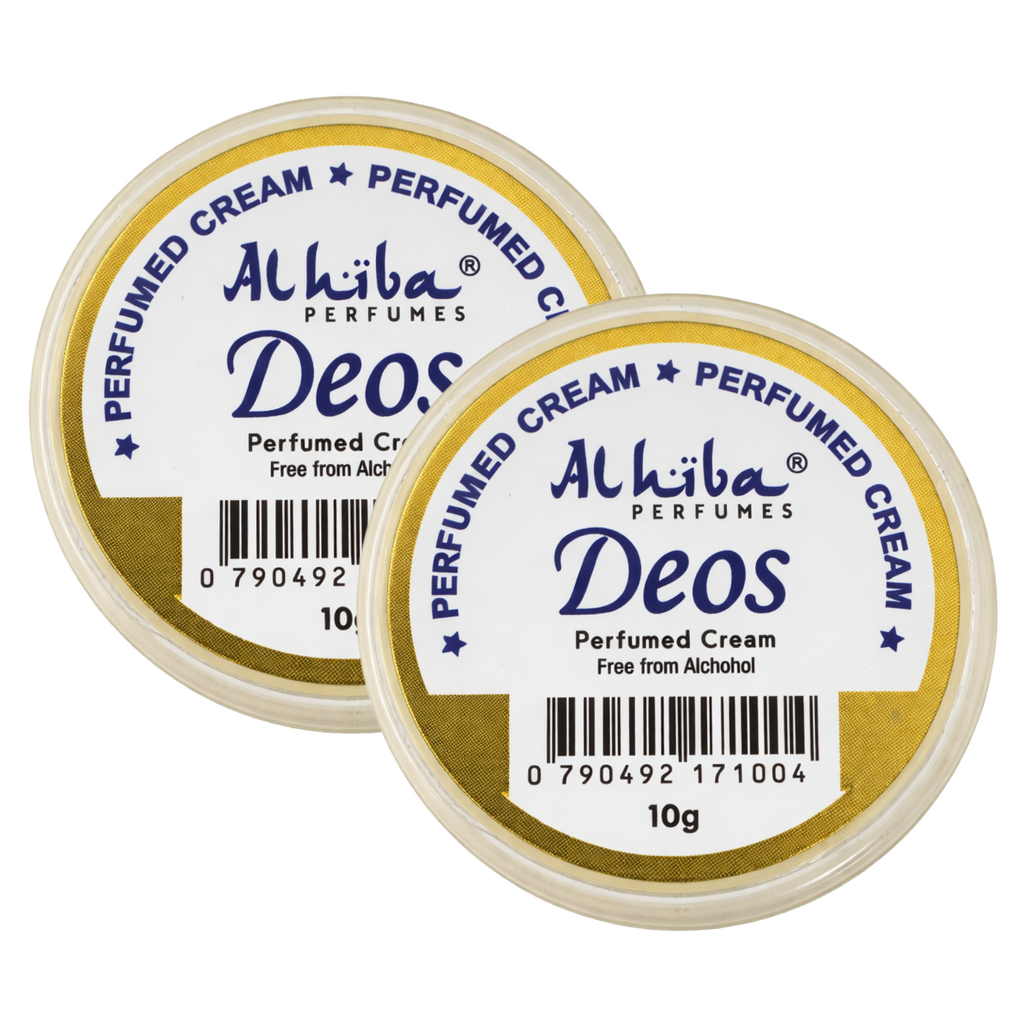Alhiba Deos Perfume Body Cream 10g Pack of 2