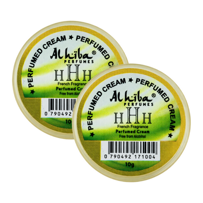 Alhiba HHH Perfume Body Cream 10g Pack of 2