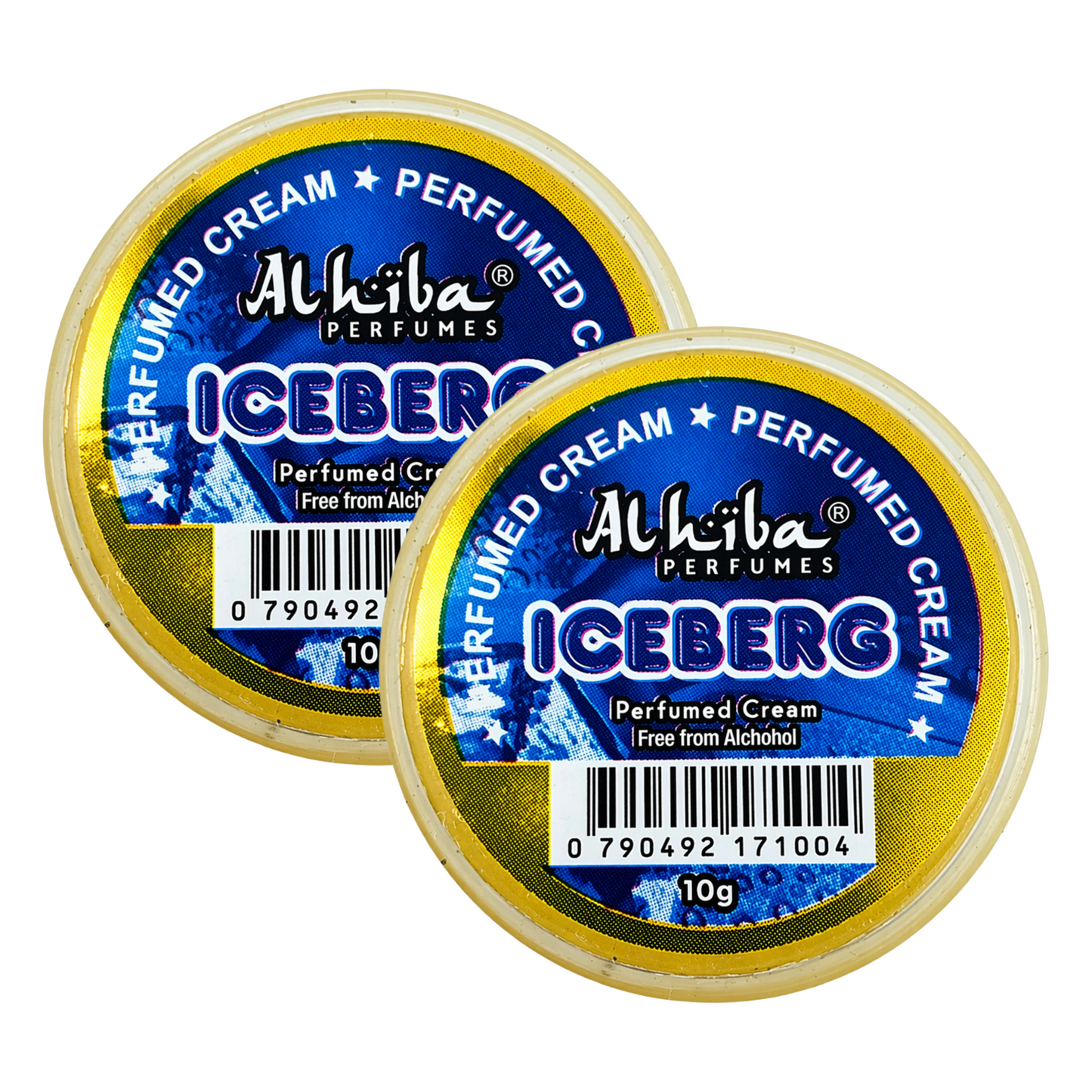 Alhiba Iceberg Perfume Body Cream 10g Pack of 2