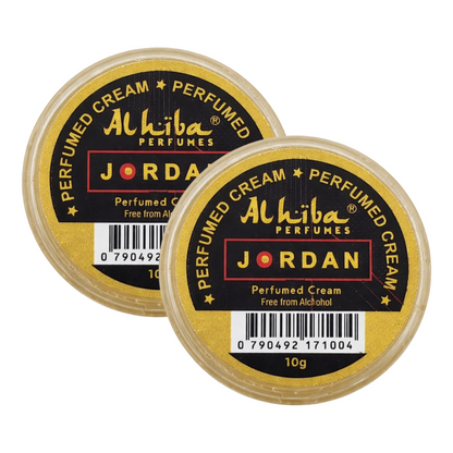 Alhiba Jordan Perfume Body Cream 10g Pack of 2
