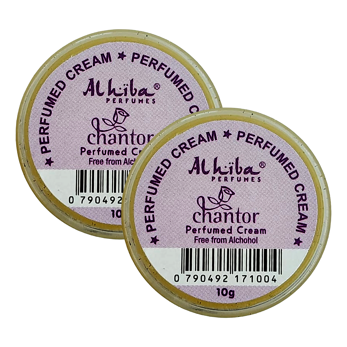 Alhiba Chantor Perfume Body Cream 10g Pack of 2
