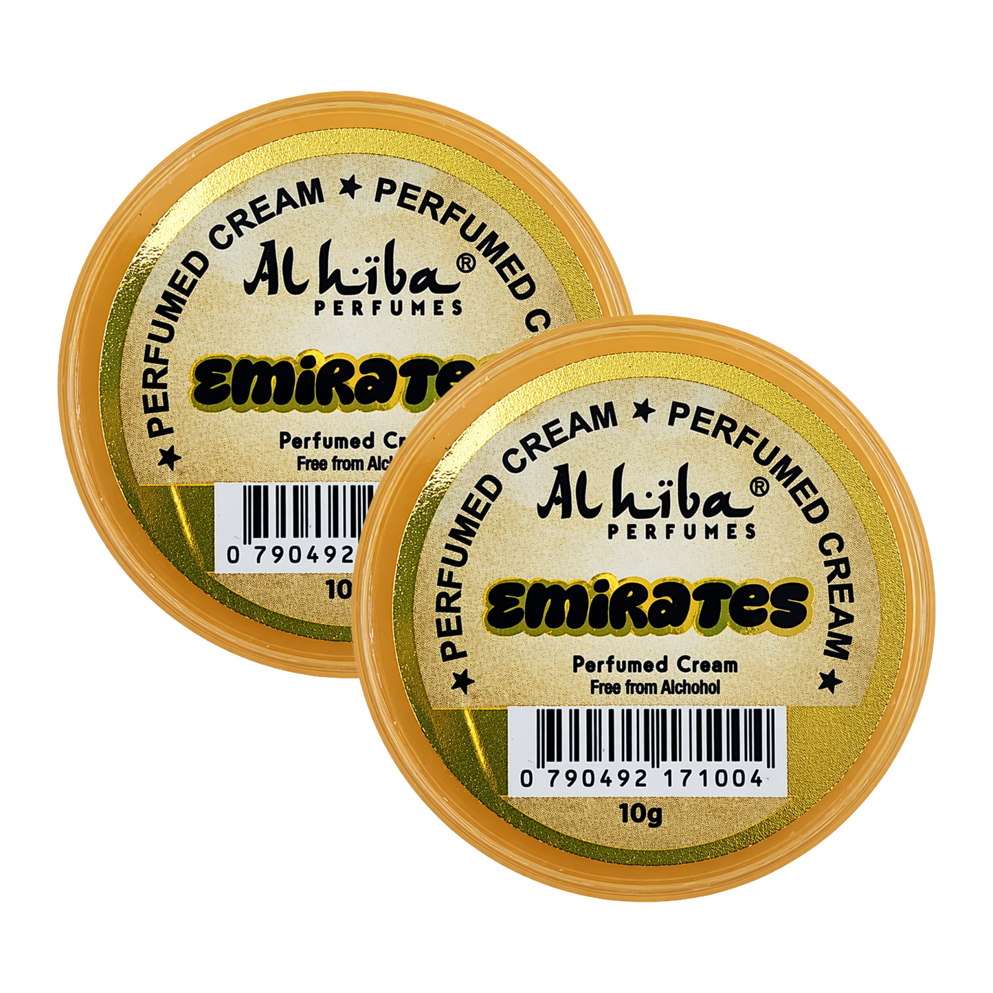 Alhiba Emirates Perfume Body Cream 10g Pack of 2