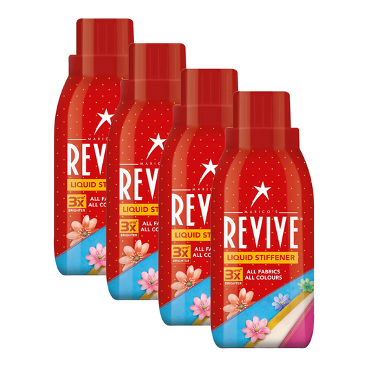 Revive Liquid Stiffener Upto 3x Brighter 200g Pack of 4