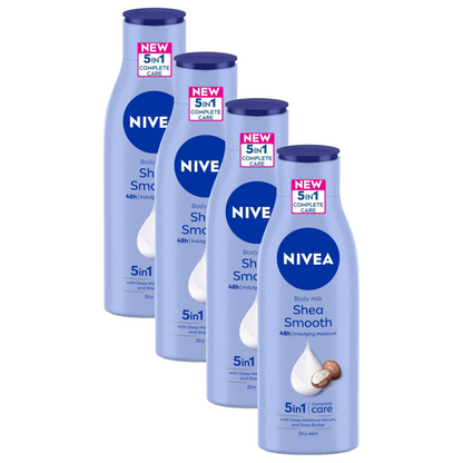 Nivea Shea Smooth 48H Indulging Moisture Lotion 75ml Pack of 4