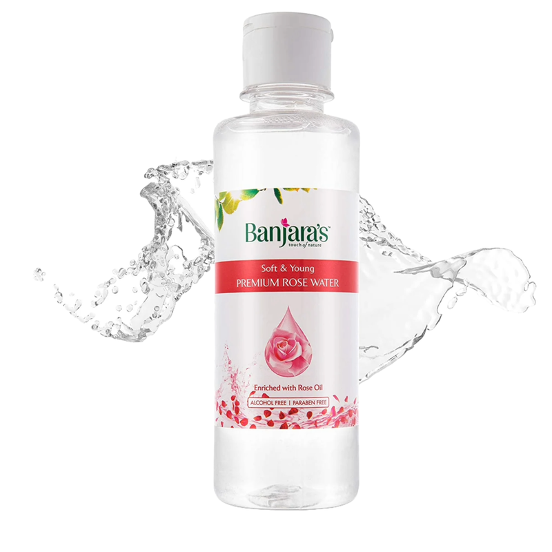 Banjara's Soft & Young Premium Rose Water 250ml Pack of 2