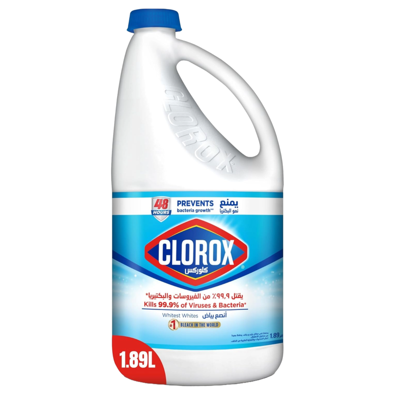 Clorox Kills 99.9% of Viruses Liquid Bleach 1.89L